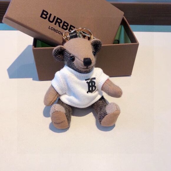 NWT Burberry Bear Rare Keychain Charm w/Box